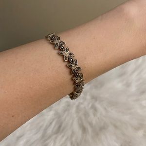 925 Sterling silver marcasite bracelet
